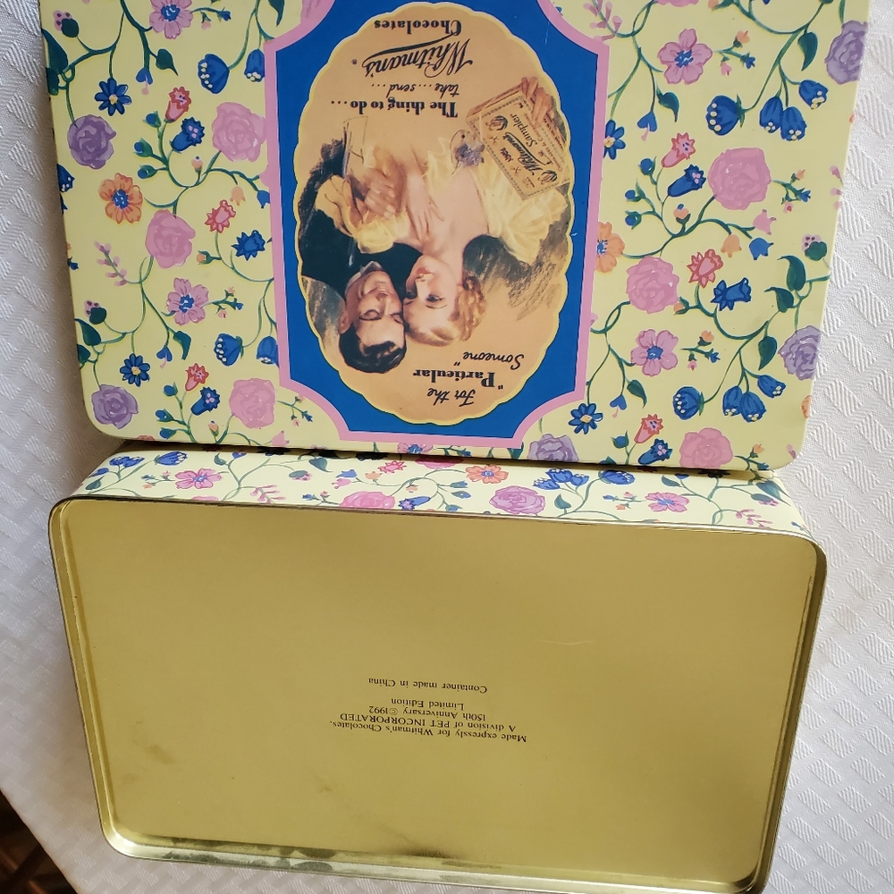 Whitman's chocolates 150th anniversary tin,limited edition 1992
